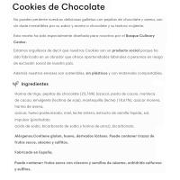 Cookie de chocolate ROBIN GOOD, 1 ud, 45 g