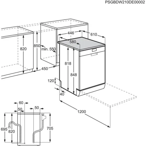 Lavavajillas FFB62427ZM AEG