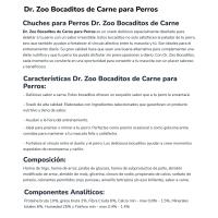 Bocaditos de carne para perro DR.ZOO, paquete 50 g