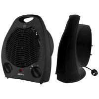 Calefactor eléctrico negro con función ventilador, 2000 W, 2843N JOCCA