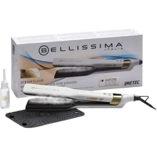 Plancha de pelo vapor steam elixir BELLISIMA