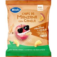 Snack chips de manzana y canela HERO, bolsa 16 g