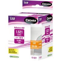 Bombilla Led reflectora E27 R90 15W luz cálida (2700k) CEGASA, caja 1 ud
