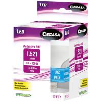 Bombilla Led reflectora E27 R90 15W luz fría (6500k) CEGASA, caja 1 ud