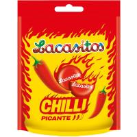 Grageas de chocolate chilli LACASITOS, bolsa 125 g