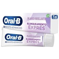 ORAL-B 3DW express hortzetako pasta zuria, tutua 75 ml