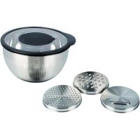 Bowl mandolina 3 tipos de corte acero inox PERCUTTI, 24 cm