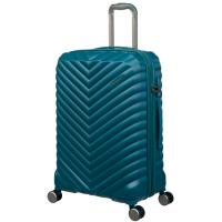 Trolley mediano Archer petroleo ABS, TSA, 4 ruedas, extensible IT, 70x49x30+7,6 cm