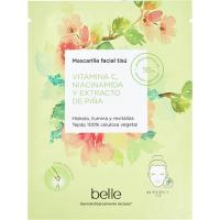 Mascarilla facial tisú iluminadora vit C BELLE, 1 ud