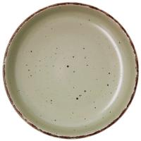 Plato hondo de loza 18,5 cm verde Duna QUID, 1 ud