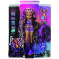 Muñeca Clawdeen Wolf articulada mascota y accesorios edad rec:+4 años MONSTER HIGH