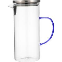 Jarra de borosilicato Marea, tapón en inoxidable QUID, 1,4 litros