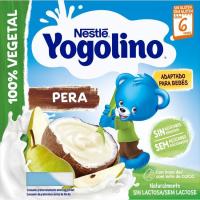 Yogolino de pera con base de coco NESTLÉ, pack 4x90 g