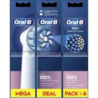 Recambio cepillo eléctrico Sensitive ORAL-B, 6 uds