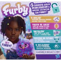 Furby mascota interactiva violeta, edad rec: +6 años FURBY