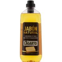 Jabón natural líquido LAGARTO, botella 1 litro