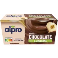 Crema de choco y avellanas ALPRO, pack 2x115 g