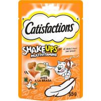 CATISFACTIONS SHAKE UPS katuentzako barbakoa zizka-mizkak, poltsa 55 g