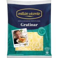 Queso rallado especial gratinar MILLAN VICENTE,  bolsa 140 g