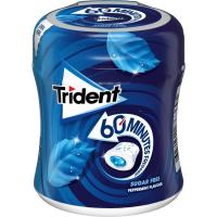 Chicle de menta 60 minutos Lc TRIDENT, bote 68,2 g