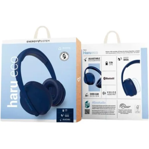 Auricular diadema azul BT 5.3 HARU ECO ENERGY SISTEM