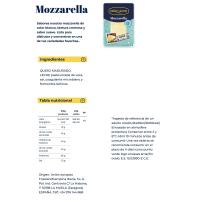 Queso Mozzarella MILLAN VICENTE, lonchas, bandeja 140 g