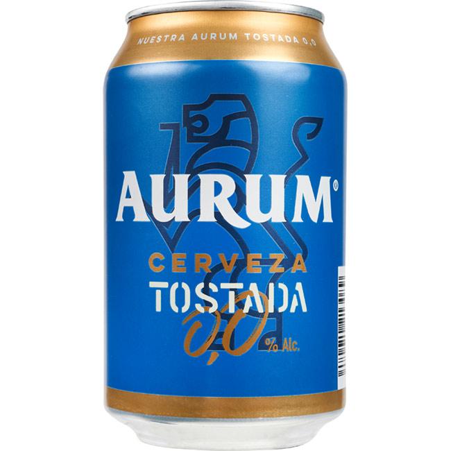 precios Cerveza Tostada 0,0 Aurum, Lata 33 Cl en Eroski