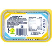 Margarina vegetal  con sal y sin palma TULIPAN, tarrina 400 g