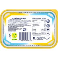 Margarina vegetal con sal y sin palma TULIPÁN, tarrina 225 g