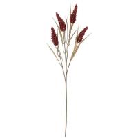 Tallo artificial flor de campo racimo rojo, 1 ud