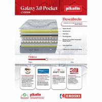 Colchón mixto, 90x182 cm, Galaxy Pocket 3.0 PIKOLIN