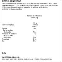 Salsa pesto genovese DE CECCO, frasco 190 g