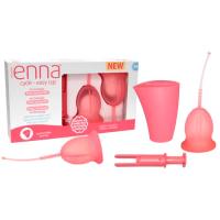 Copa menstrual talla M con aplicador ENNA CYCLE, caja 2 uds