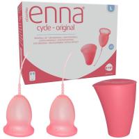 Copa menstrual talla L ENNA CYCLE, caja 2 uds
