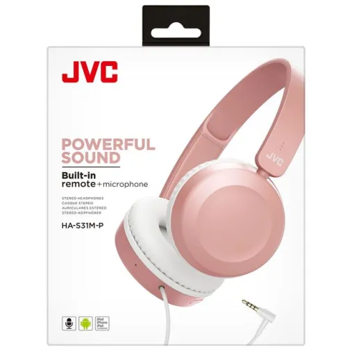 Auricular diadema rosa S31M JVC
