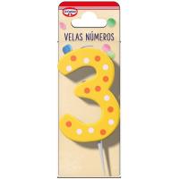 Vela Nº 3 DR. OETKER, pack 1 ud