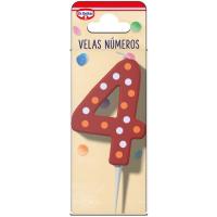 Vela Nº 4 DR. OETKER, pack 1 ud