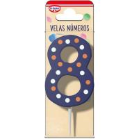 Vela Nº 8 DR. OETKER, pack 1 ud