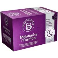 Infusión de melatonina y pasiflora POMPADOUR, caja 15 sobres