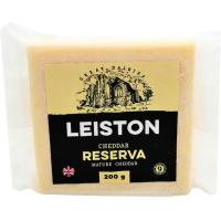 Queso Cheddar reserva LEISTON, taco 200 g