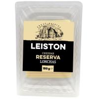 Queso Cheddar LEISTON, lonchas, bandeja 150 g