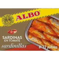 ALBO sardinatxok tomatean, lata 105 g