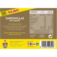 Sardinilla en tomate ALBO, lata 105 g