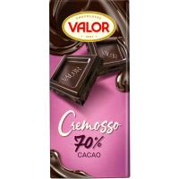 Chocolate cremoso negro 70% VALOR, tableta 90 g