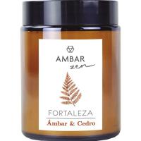 Ambientador vela ámbar y cedro AMBAR ZEN, pack 125 g