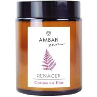 Ambientador vela cerezo en flor AMBAR ZEN, pack 125 g