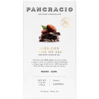 Chocolate negro con flor de sal PANCRACIO, tableta 100 g