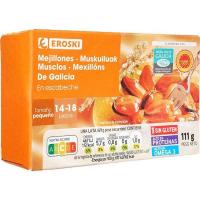 Mejillón en escabeche de Galicia 14/18 EROSKI, lata 111 g