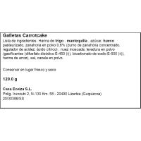 CASA ECEIZA Carrot cake askotariko galletak, kutxa 120 g