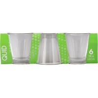 Vaso de café Lucia 10 cl, vidrio transparente, pack 6 uds.